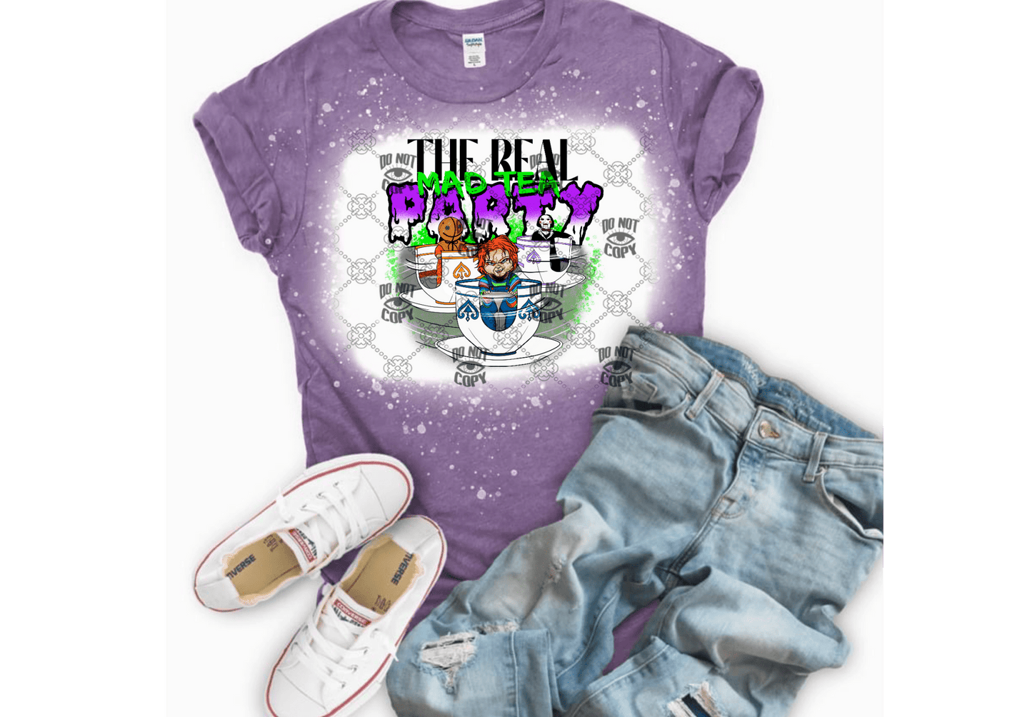 The Real Mad Tea party DTF ready to press transfer - KT SUBLIMATION, DTF AND MORE LLC