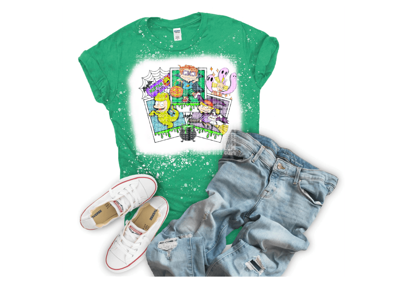 the rugrats Reptar DTF ready to press transfer - KT SUBLIMATION, DTF AND MORE LLC