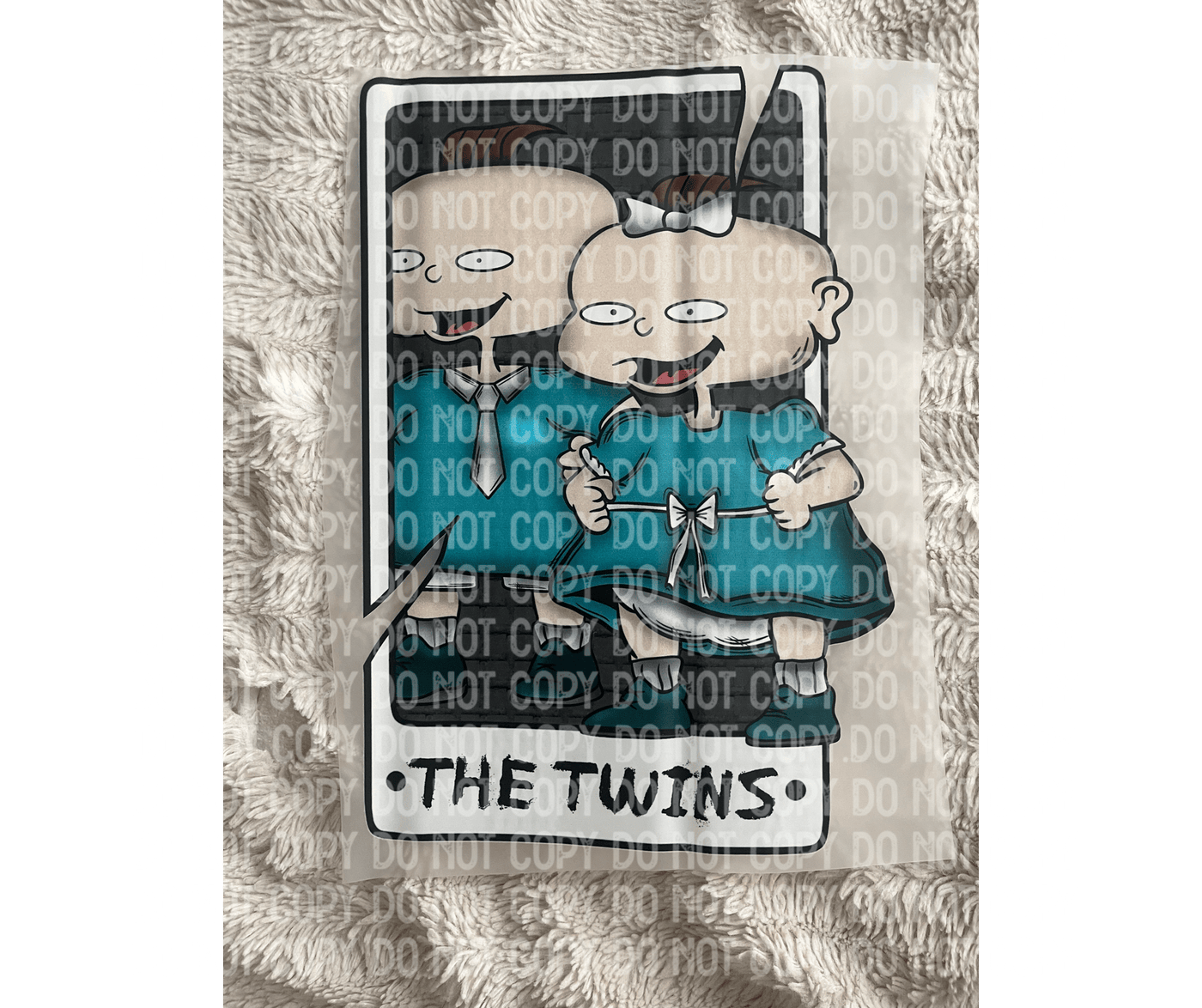 the rugrats The Twins DTF ready to press transfer - KT SUBLIMATION, DTF AND MORE LLC