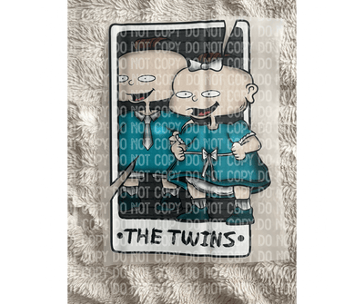 the rugrats The Twins DTF ready to press transfer - KT SUBLIMATION, DTF AND MORE LLC