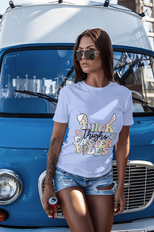 Thick thighs Easter Vibes DTF - KT SUBLIMATION, DTF AND MORE LLC