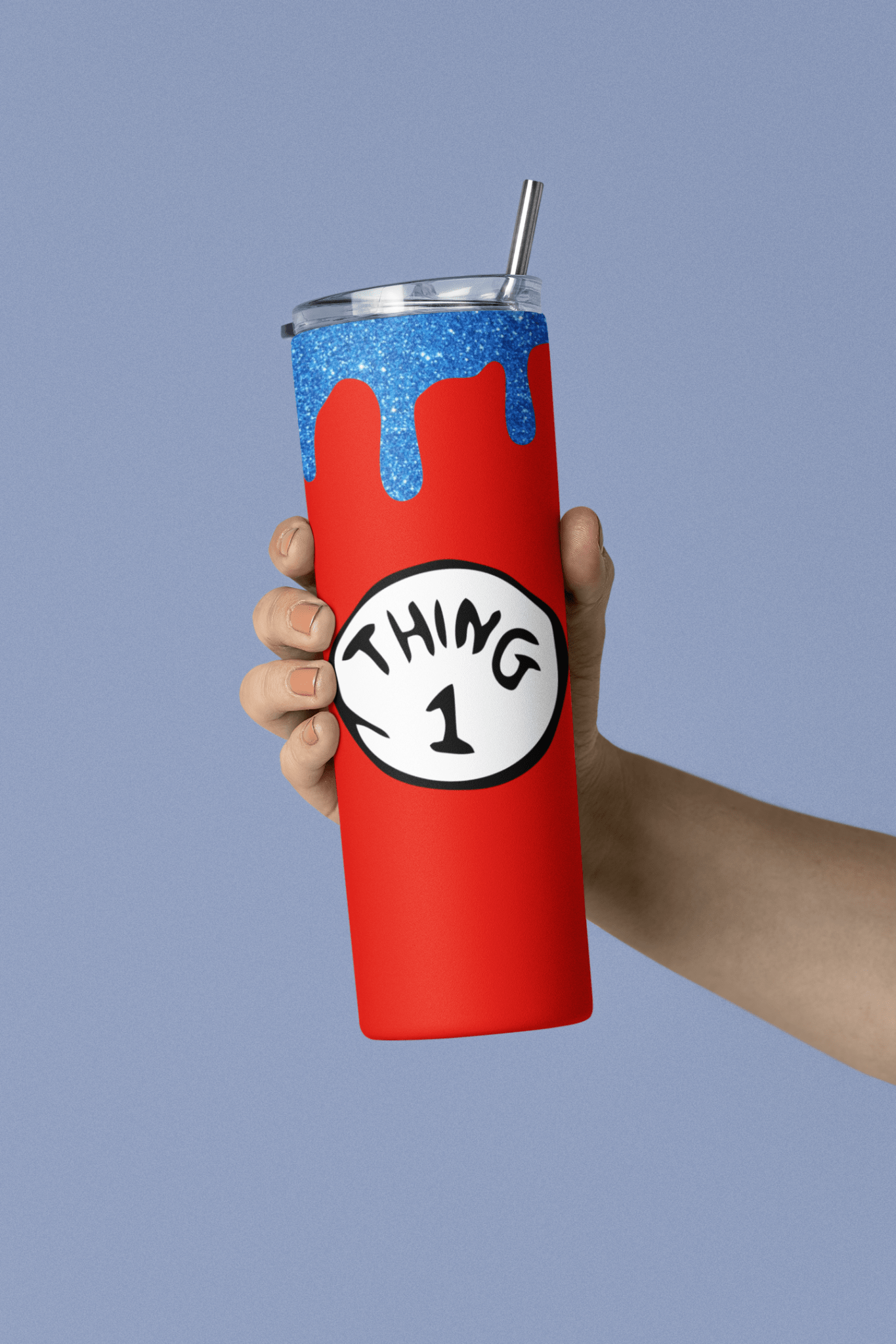 Thing 1 20oz sublimation print - KT SUBLIMATION, DTF AND MORE LLC