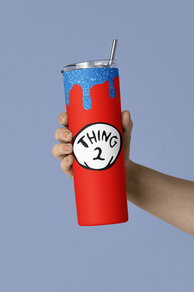 Thing 2 20oz sublimation print - KT SUBLIMATION, DTF AND MORE LLC