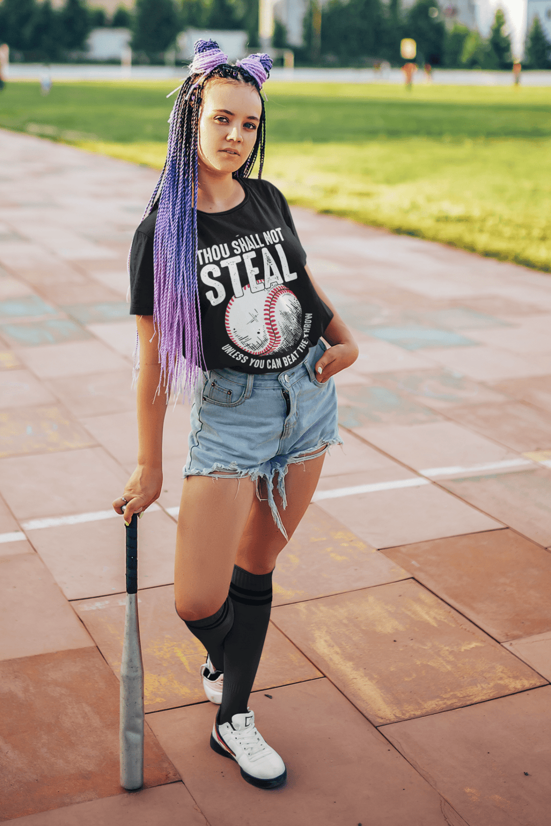 ⚡ Thou Shall Not Steal Unless You Can Beat the Throw DTF Transfer – Powerful & Bold Design for Fans! - KT SUBLIMATION, DTF AND MORE LLC