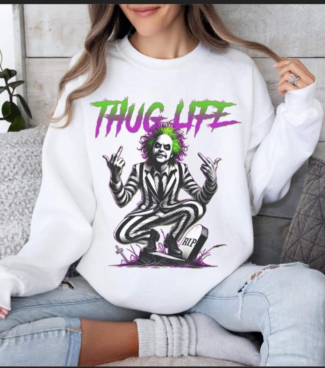 Thug life Beetlejuice DTF - KT SUBLIMATION, DTF AND MORE LLC