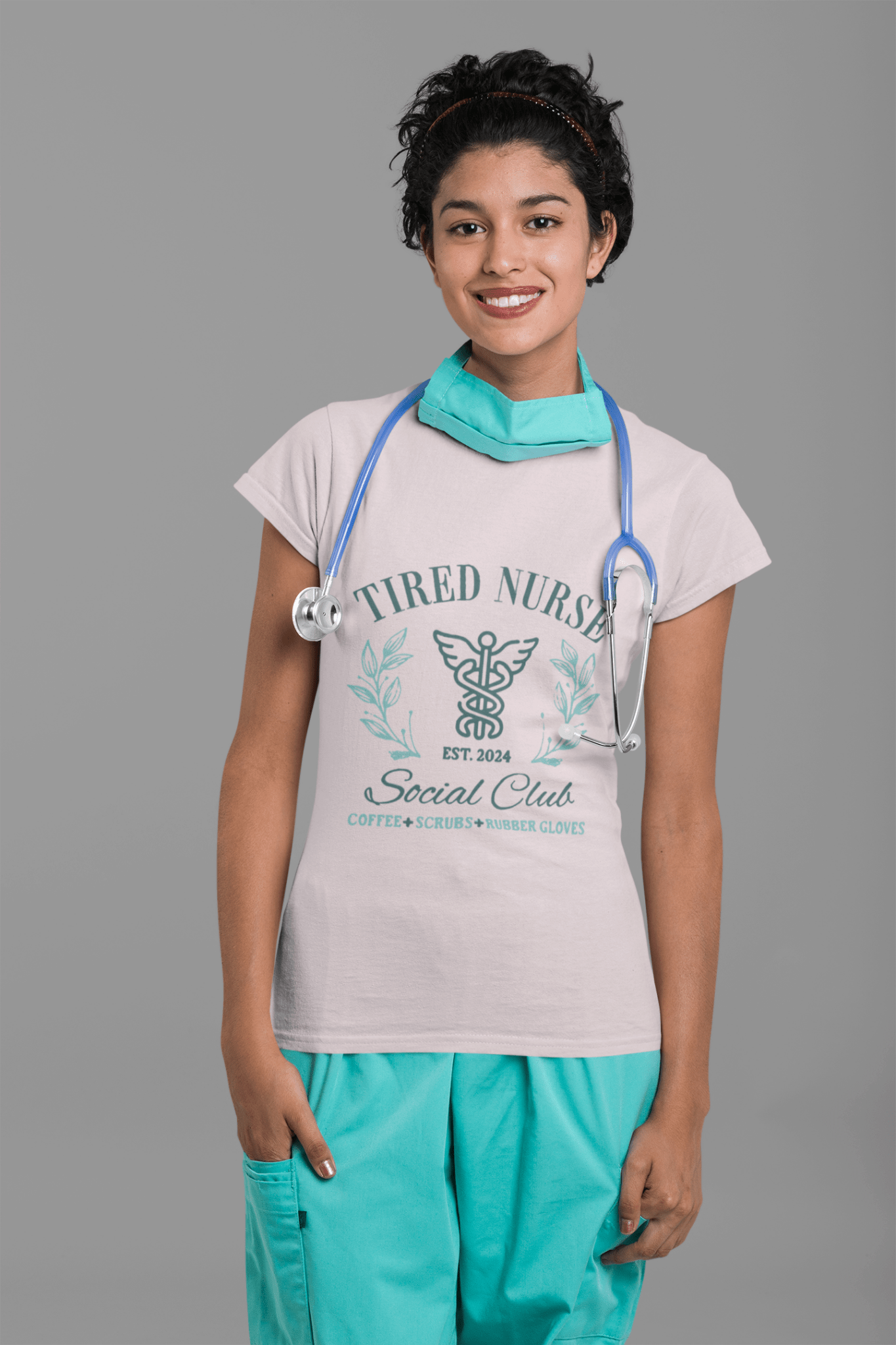 Tired Nurse DTF Transfer – Ready to Press for Medical Professionals & Healthcare Workers! - KT SUBLIMATION, DTF AND MORE LLC