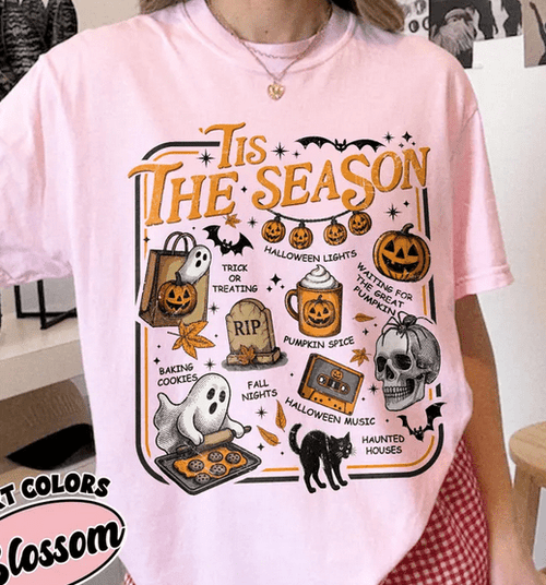 ’Tis The Season Halloween DTF Transfer – Spooky Fall Ready - to - Press Design - KT SUBLIMATION, DTF AND MORE LLC