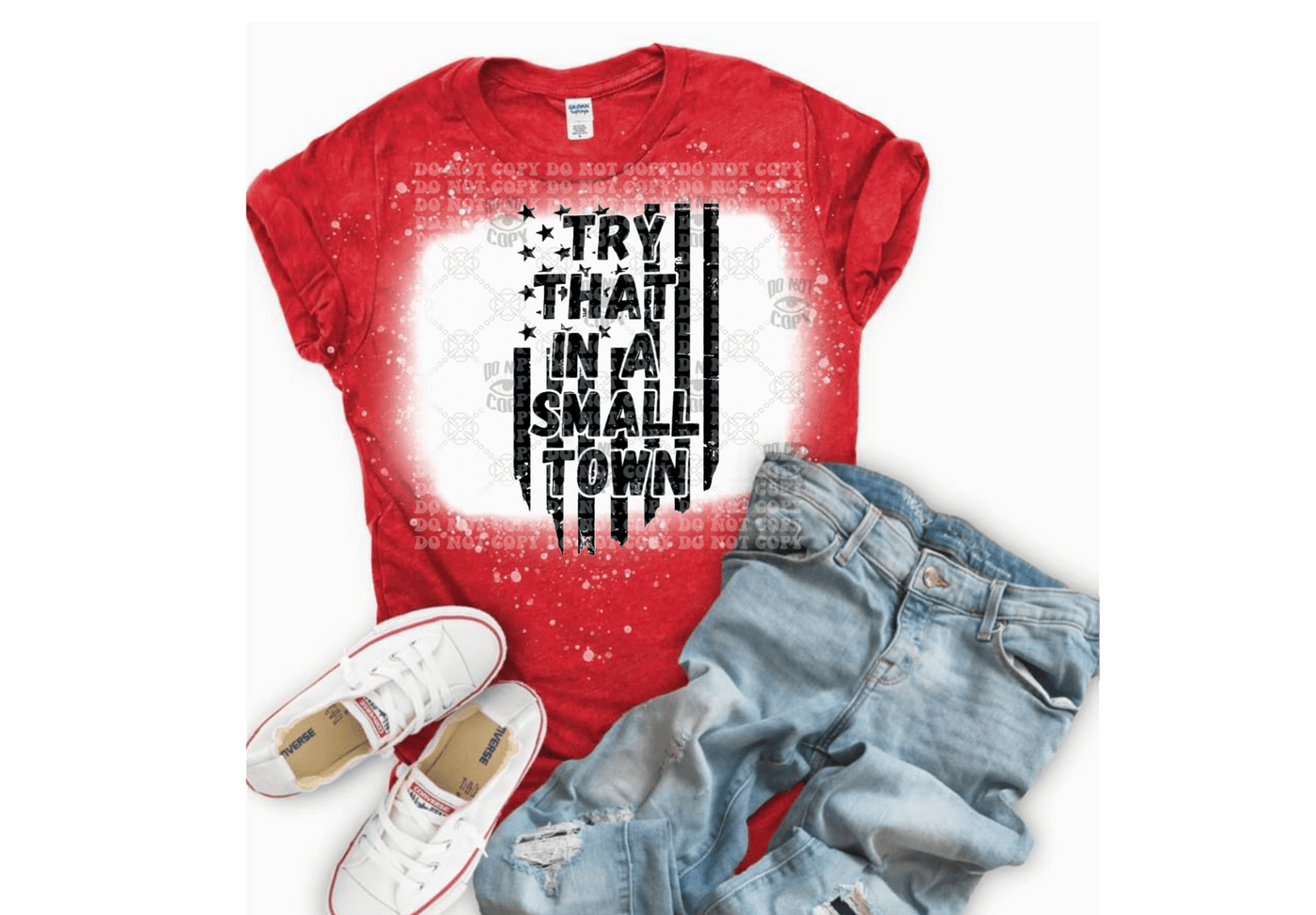 Try that Small Town DTF ready to press transfer - KT SUBLIMATION, DTF AND MORE LLC