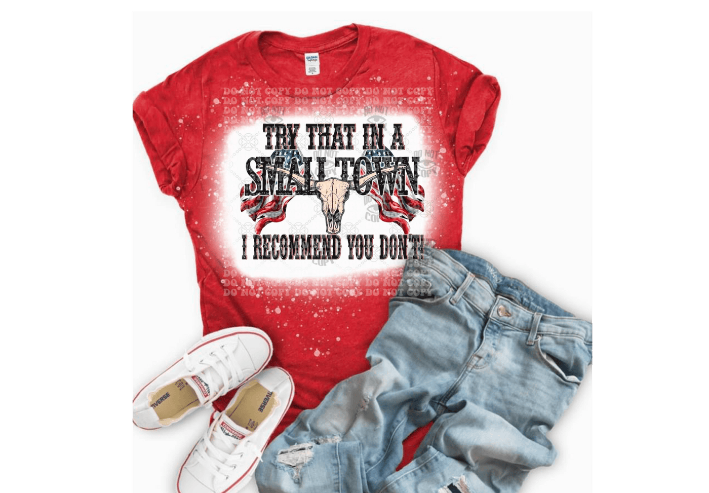 Try that Small Town DTF ready to press transfer - KT SUBLIMATION, DTF AND MORE LLC