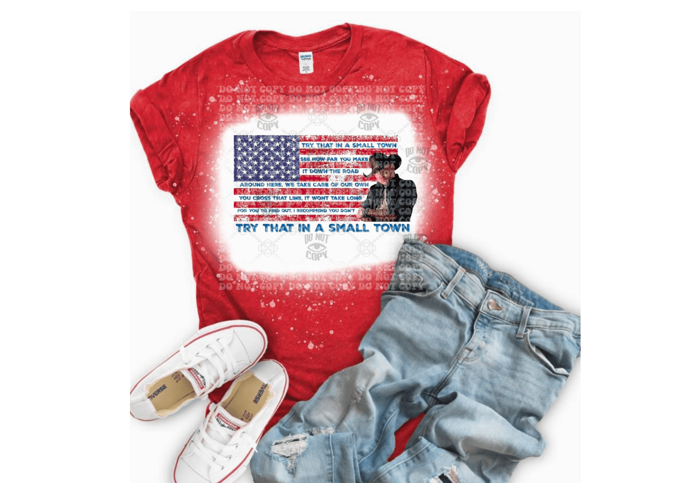 Try that Small Town DTF ready to press transfer - KT SUBLIMATION, DTF AND MORE LLC