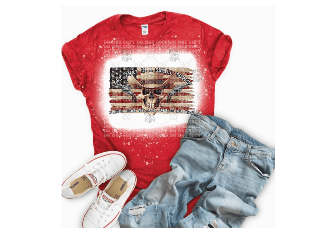 Try that Small Town DTF ready to press transfer - KT SUBLIMATION, DTF AND MORE LLC