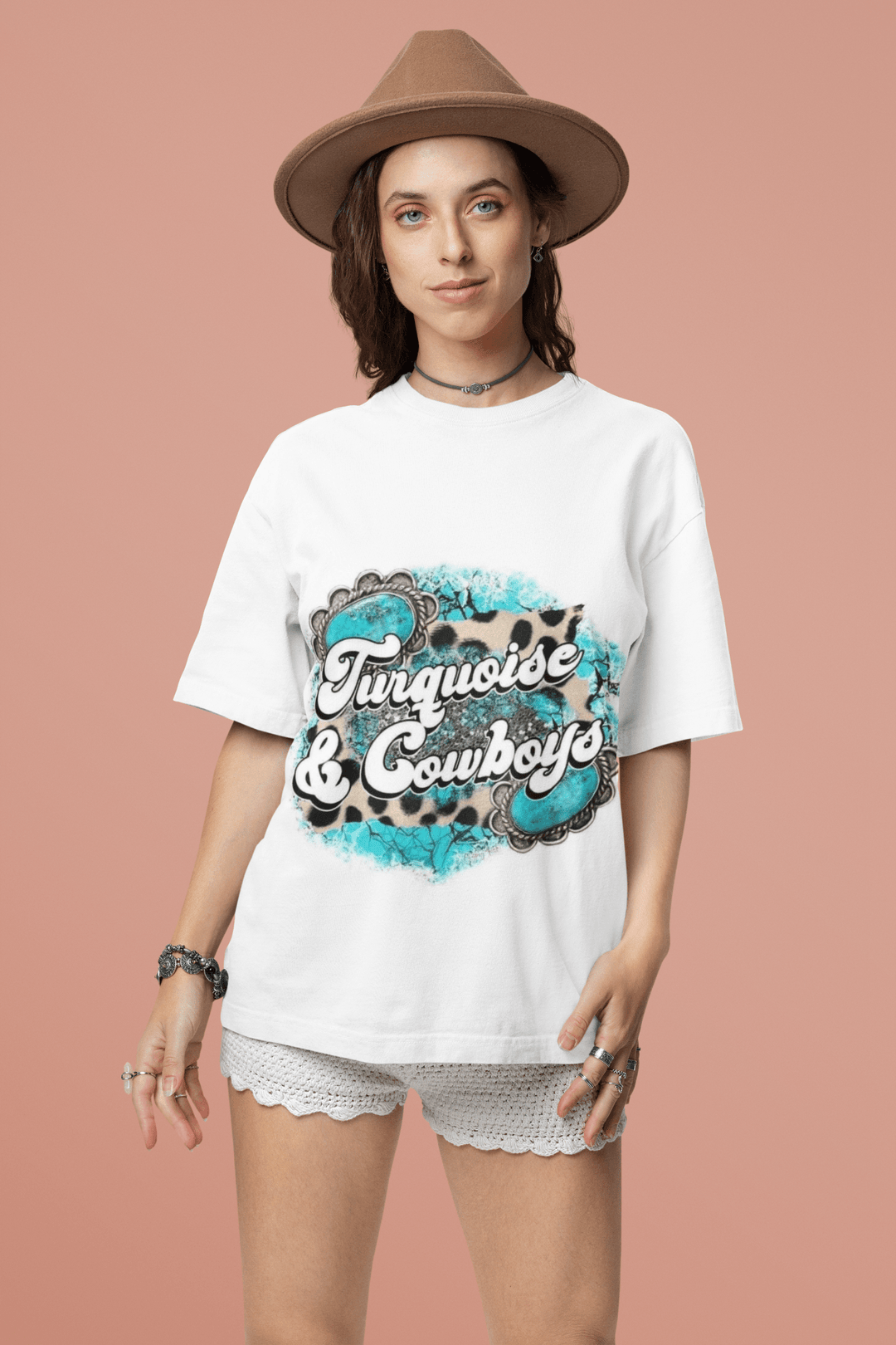 Turqouise & Cowboys DTF - KT SUBLIMATION, DTF AND MORE LLC