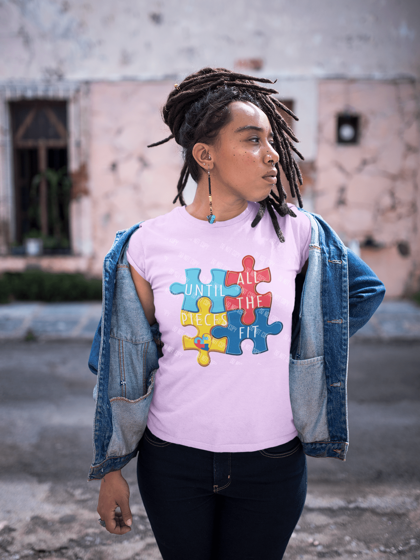 Until All the Pieces Fit DTF Transfer – Autism Awareness Ready - to - Press Design - KT SUBLIMATION, DTF AND MORE LLC
