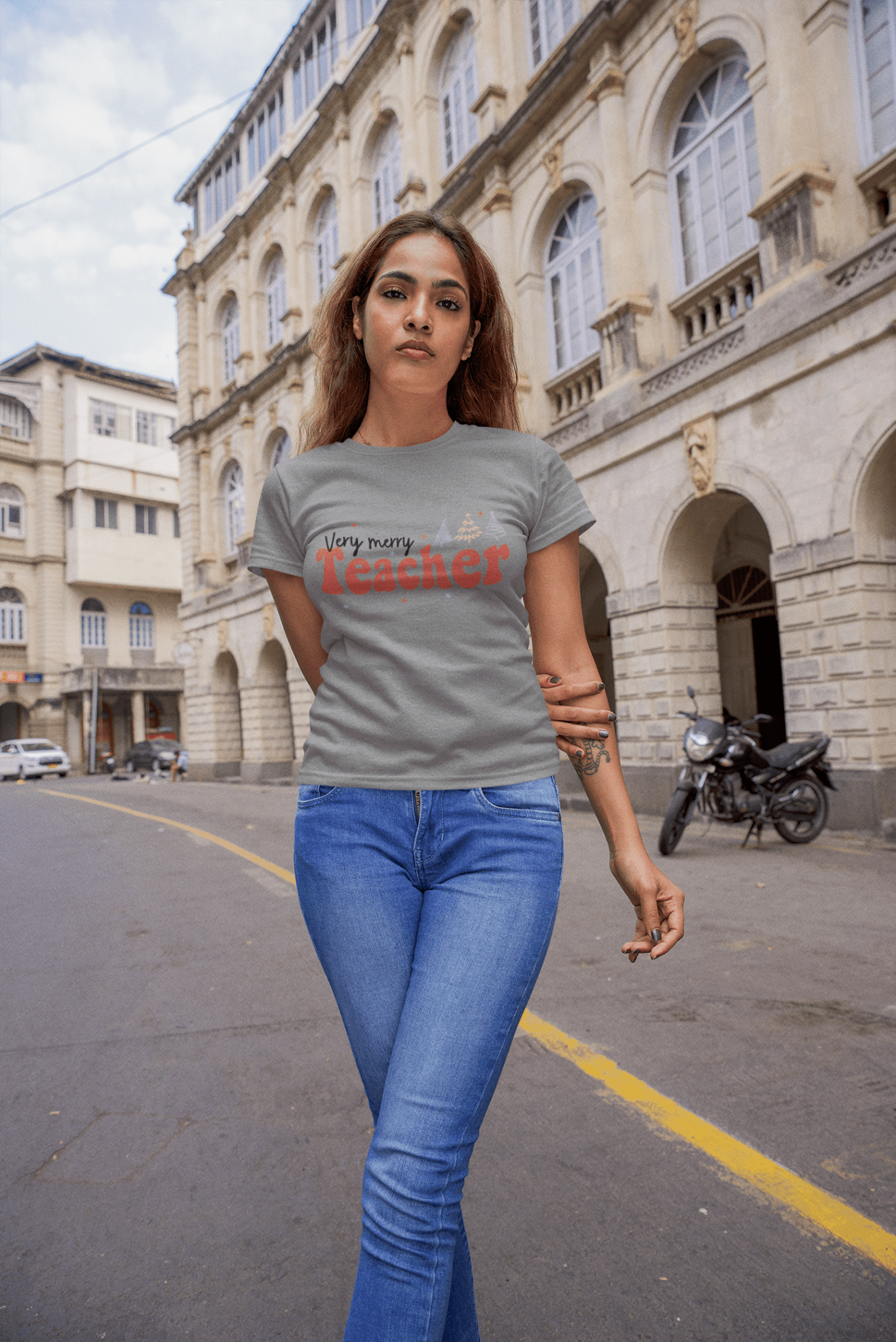 Very Merry Teacher DTF - KT SUBLIMATION, DTF AND MORE LLC