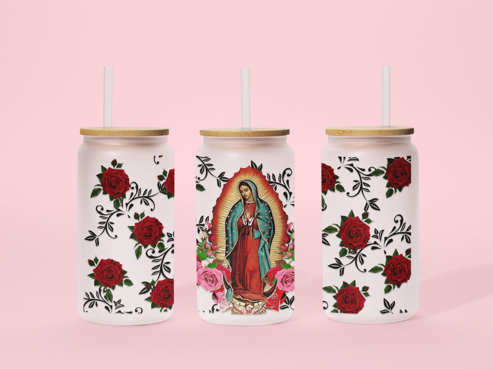 Virgen de Guadalupe 16oz UV Wrap