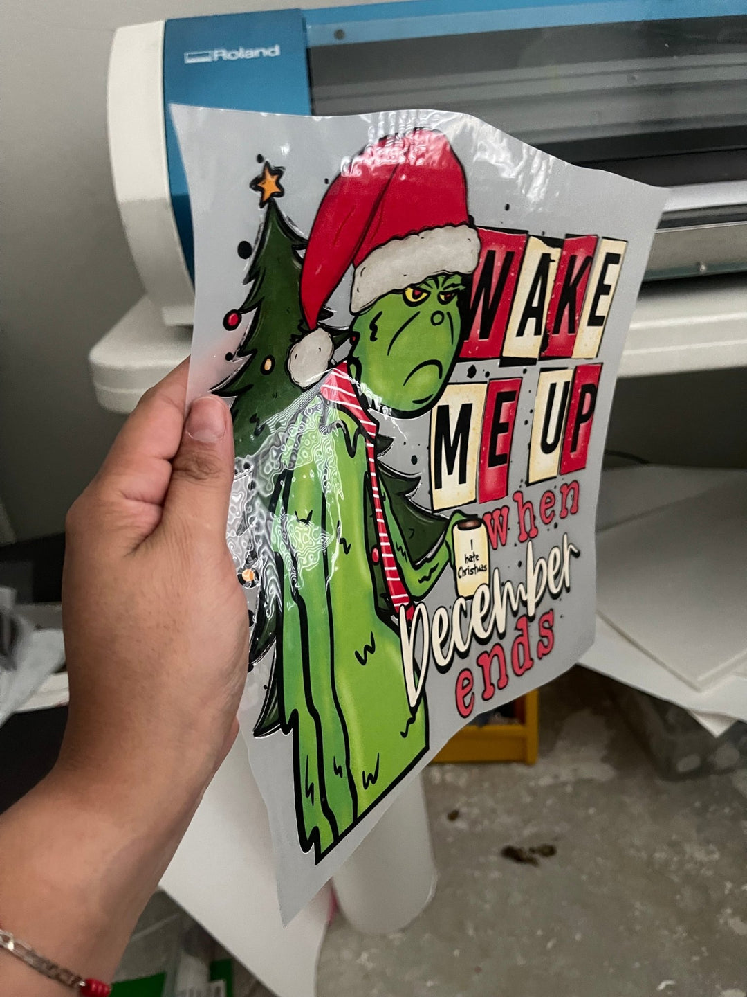 Wake me up when December ends DTF - KT SUBLIMATION, DTF AND MORE LLC