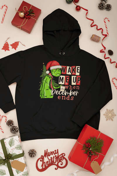 Wake me up when December ends DTF - KT SUBLIMATION, DTF AND MORE LLC