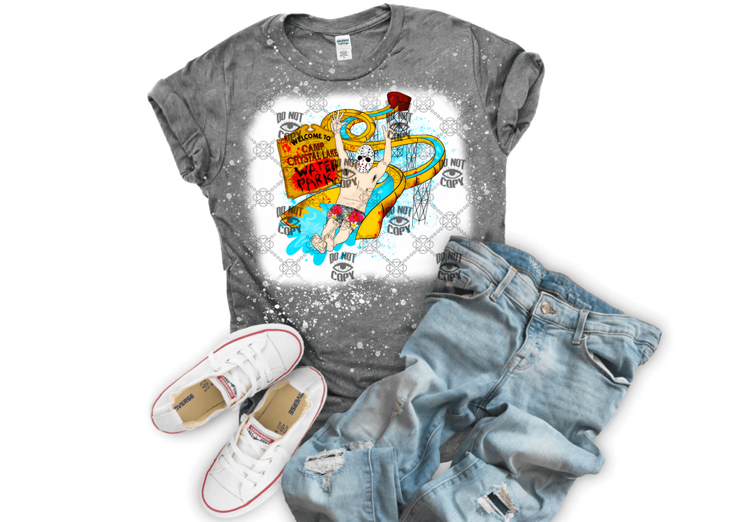 Welcome to Crystal Lake spooky DTF ready to press transfer - KT SUBLIMATION, DTF AND MORE LLC