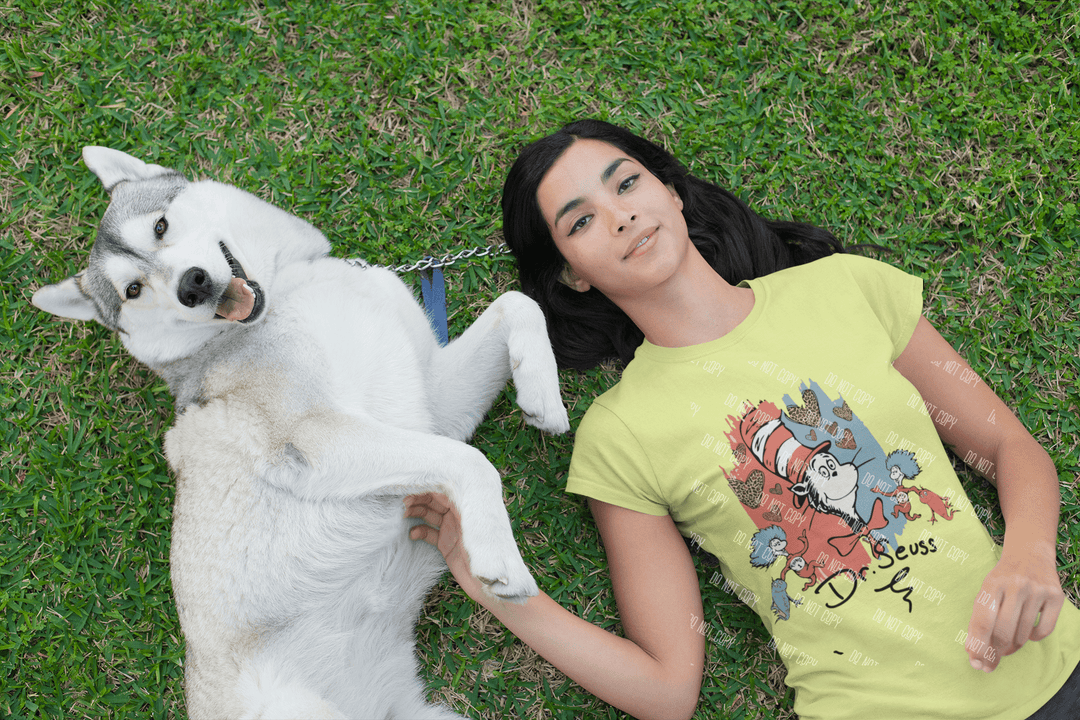 Whimsical Cat - Themed DTF transfer, Empowering Design for Educators - KT SUBLIMATION, DTF AND MORE LLC