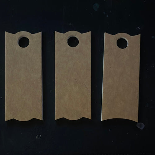 White Acrylic Tumbler Tag – Fits Stanley Tumbler 30 oz – Customizable Name Plate Blank - KT SUBLIMATION, DTF AND MORE LLC