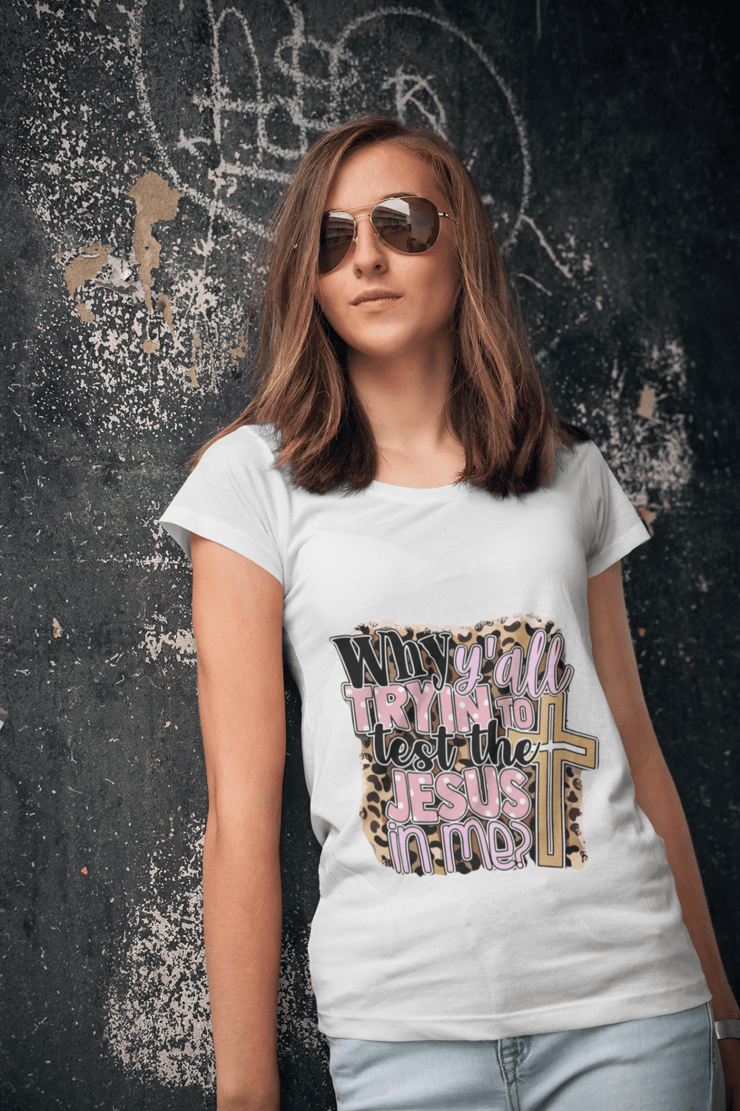 Why yall tryin test the Jesus in me? DTF - KT SUBLIMATION, DTF AND MORE LLC