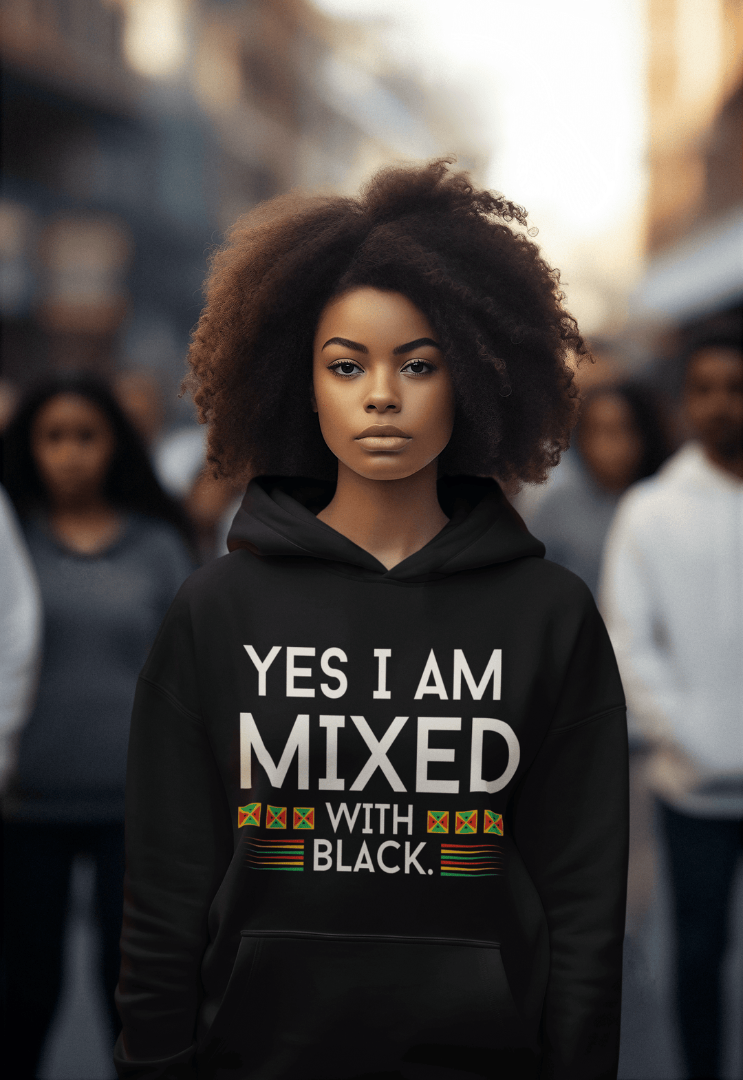 Yes I am Mixed with Black DTF - KT SUBLIMATION, DTF AND MORE LLC
