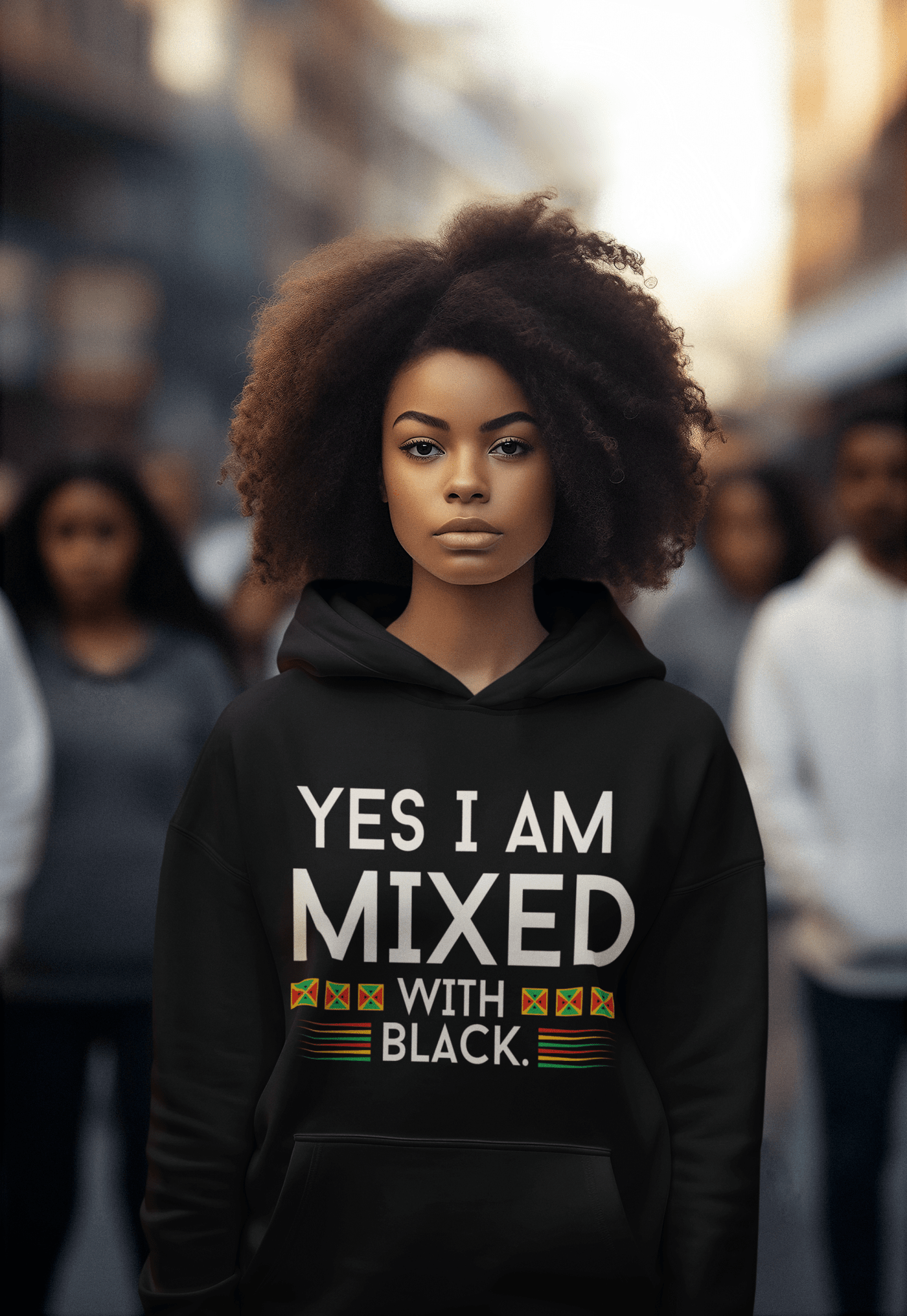 Yes I am Mixed with Black DTF - KT SUBLIMATION, DTF AND MORE LLC