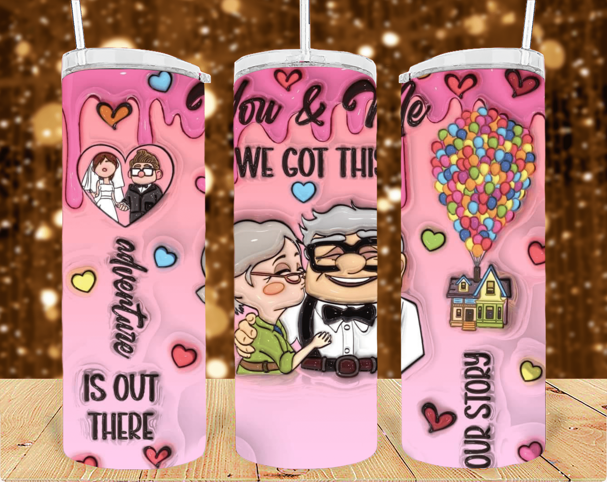 You & Me 20oz sublimation print