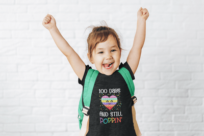 Youth 100 days and still poppin DTF - KT SUBLIMATION, DTF AND MORE LLC