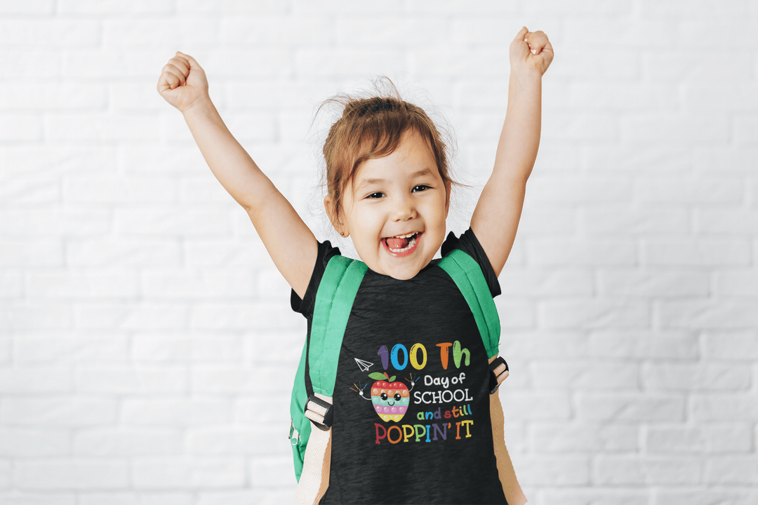 Youth 100 days and still poppin'it DTF - KT SUBLIMATION, DTF AND MORE LLC