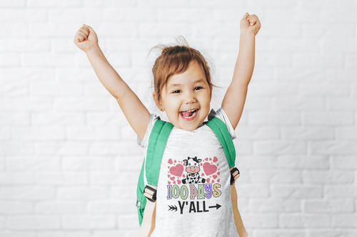 Youth 100 days Y'all DTF - KT SUBLIMATION, DTF AND MORE LLC
