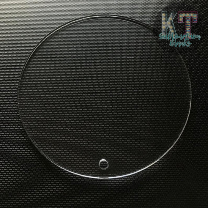 3" Clear Circle Acrylic Blanks Ornament – Double - Sided for Sublimation or UV DTF - KT SUBLIMATION, DTF AND MORE LLC