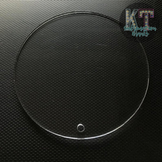 3" Clear Circle Acrylic Blanks Ornament – Double - Sided for Sublimation or UV DTF - KT SUBLIMATION, DTF AND MORE LLC