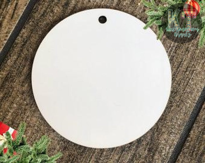 3 Double Side Mdf Blanks Ornament