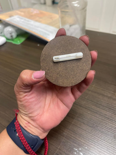 3.5" inch Memorial Button MDF Blank - KT SUBLIMATION, DTF AND MORE LLC