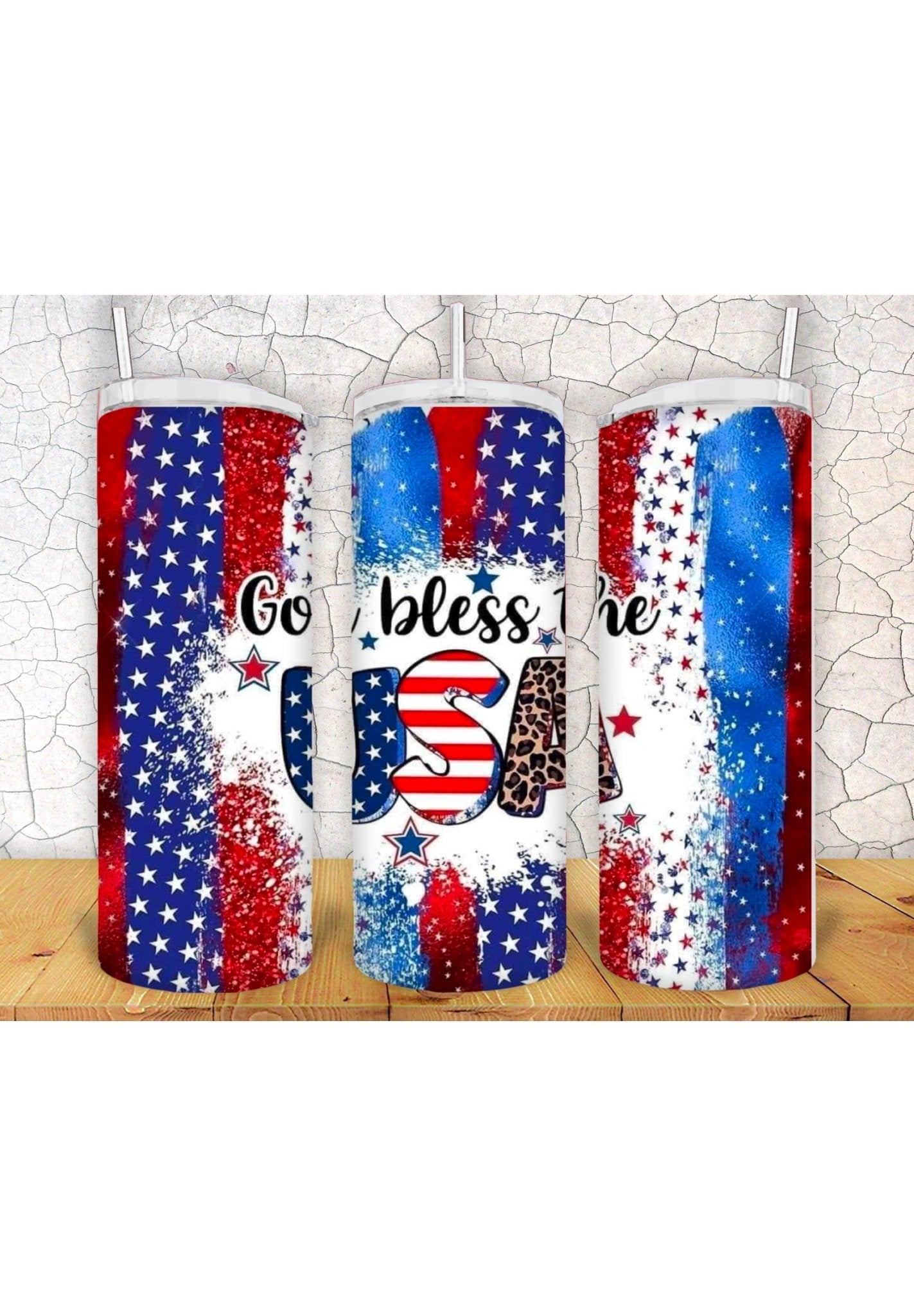 4th of July 20oz Tumbler Sublimation Print - KT SUBLIMATION, DTF AND MORE LLC