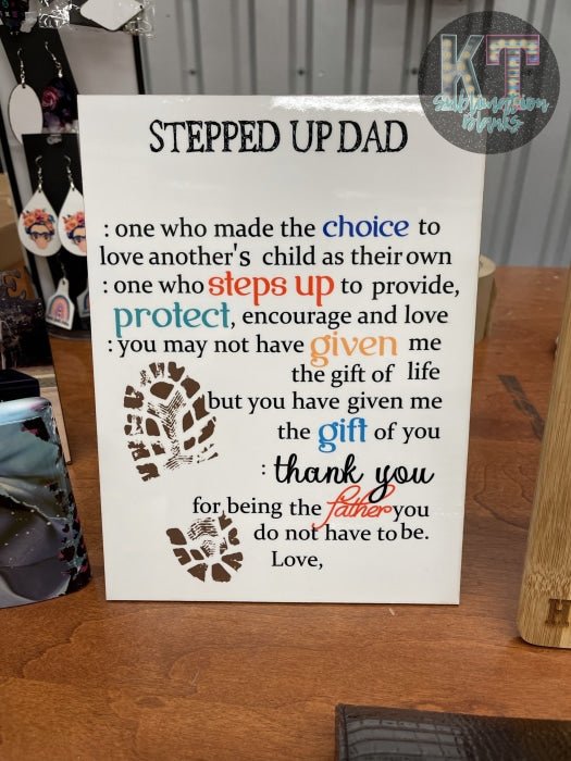 8x10 MDF Sublimation Blank – Perfect for Custom Photography & Decor! - KT SUBLIMATION, DTF AND MORE LLC