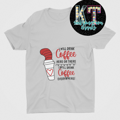 Coffee Anywhere" DTF Transfer – Ready to Press! ☕✨