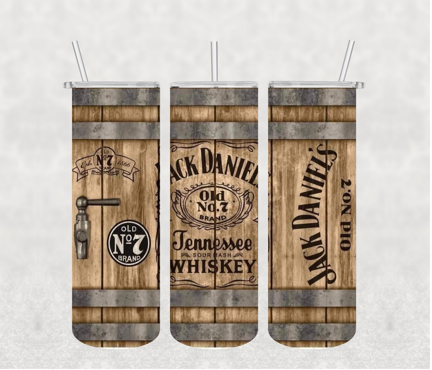 Jack Daniels 20oz Tumbler Sublimation Print