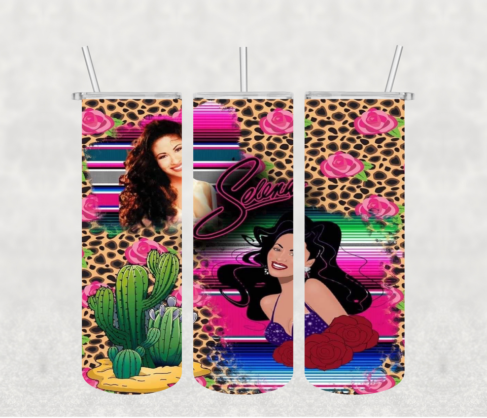 Selena 20oz Tumbler Sublimation Print