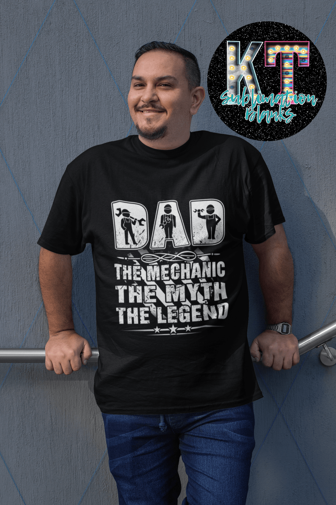 A son's First Hero, A daughter's First Love DAD DTF - KT SUBLIMATION, DTF AND MORE LLC