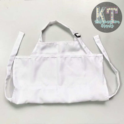Adult White Apron Sublimation Blank – Perfect for Custom Designs! - KT SUBLIMATION, DTF AND MORE LLC