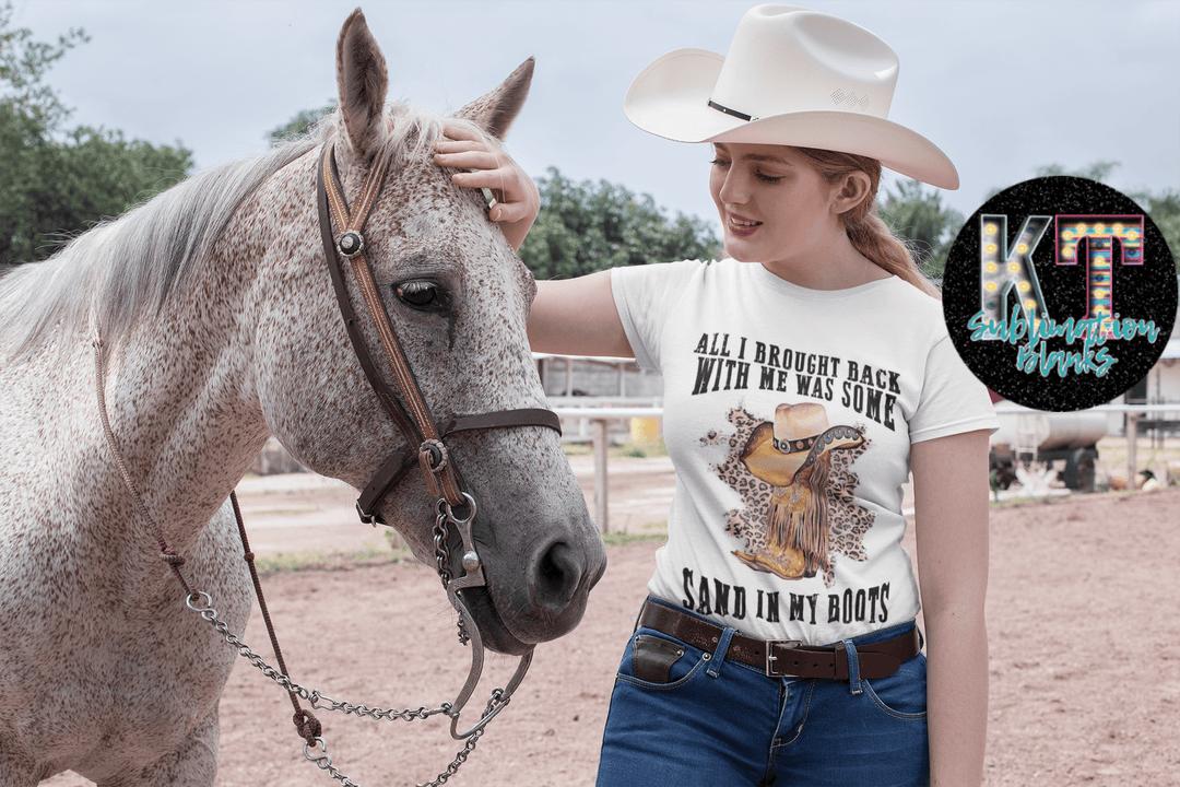 All I Brought back with me on my boots was sand, DTF ready to press - KT SUBLIMATION, DTF AND MORE LLC