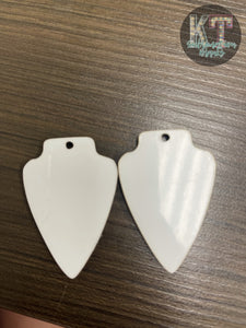 Arrow Head Sublimation Blank Earrings