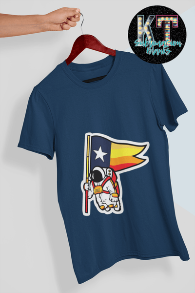 Astronaut Astros DTF, , Baseball Direct to Film, DTF - KT SUBLIMATION, DTF AND MORE LLC