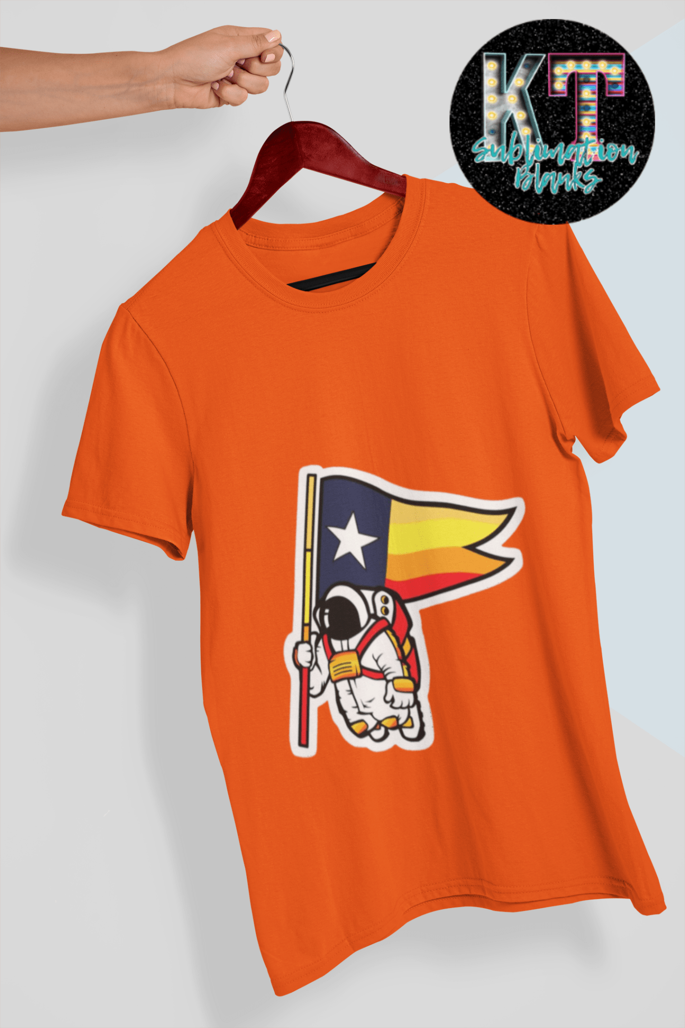 Astronaut Astros DTF, , Baseball Direct to Film, DTF - KT SUBLIMATION, DTF AND MORE LLC