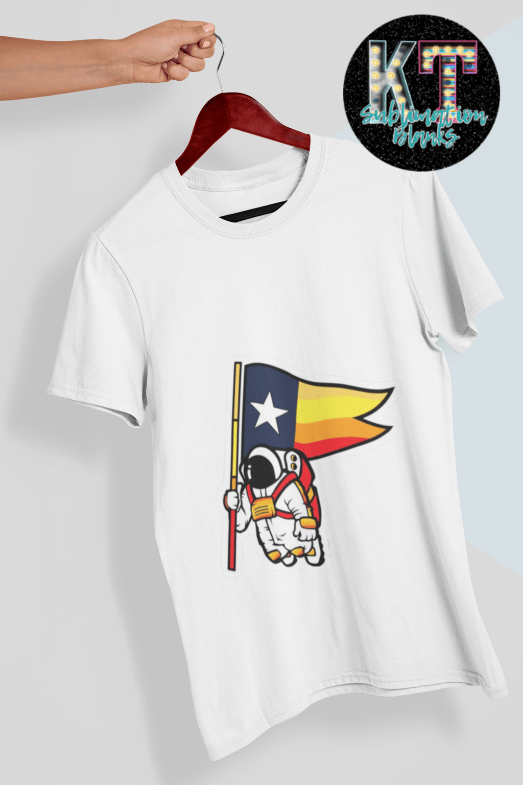 Astronaut Astros DTF, , Baseball Direct to Film, DTF - KT SUBLIMATION, DTF AND MORE LLC