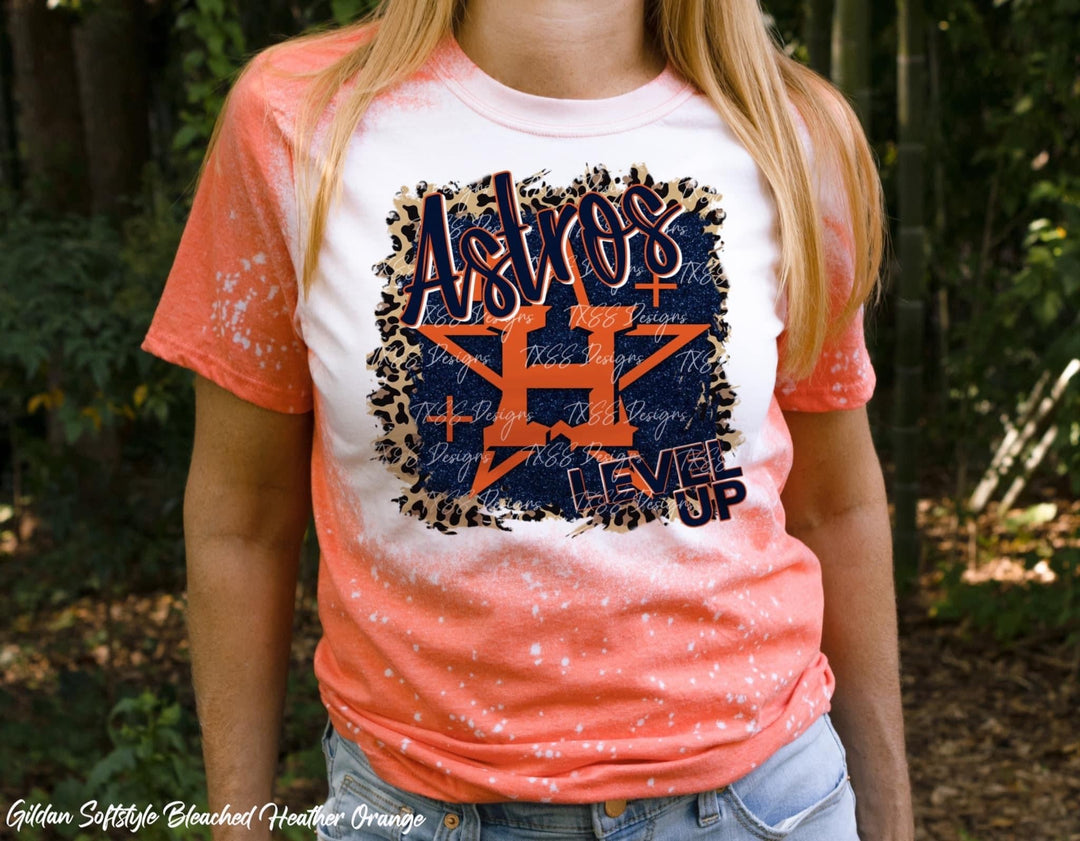 Astros cheeta DTF, ready to press transfer - KT SUBLIMATION, DTF AND MORE LLC