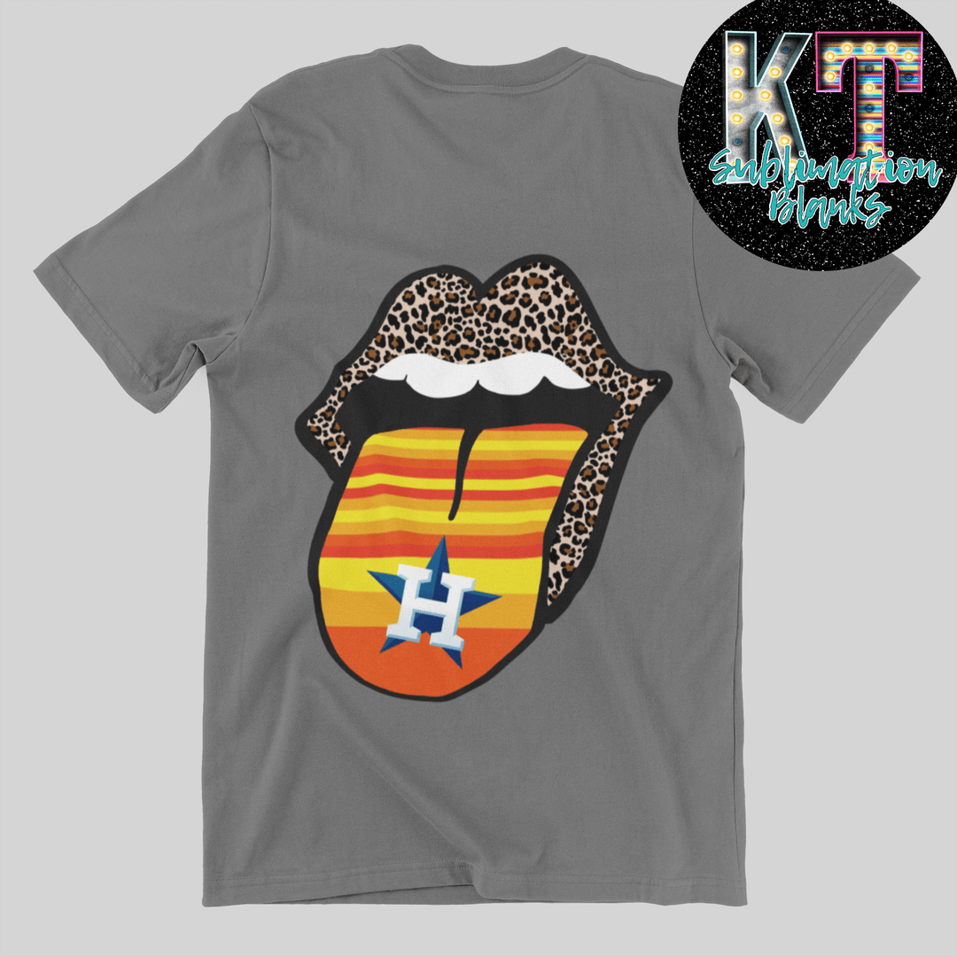 Astros Game Day Tongue DTF Transfer - Ready to press - KT SUBLIMATION, DTF AND MORE LLC