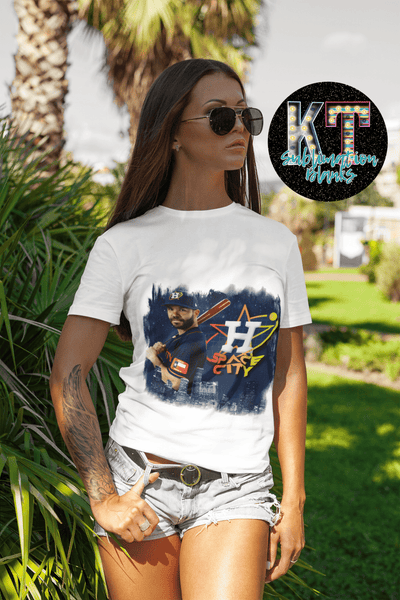 Baseball Altuve DTF, player baseball transfer - KT SUBLIMATION, DTF AND MORE LLC